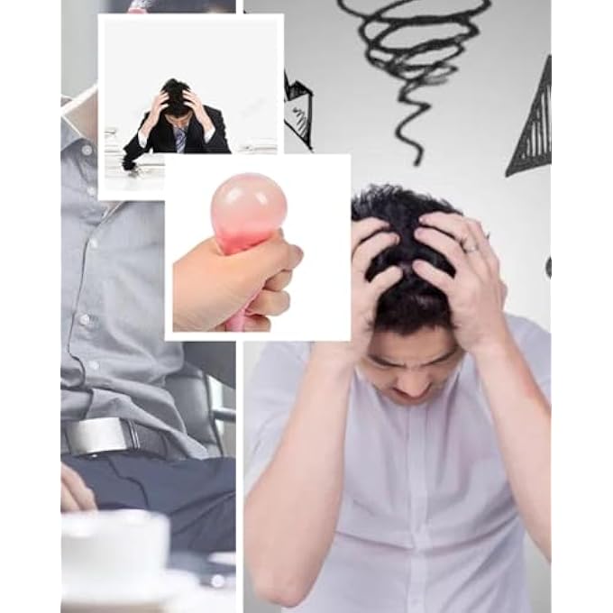 YOYOSTORE 1Pcs Fake Brain Splat Ball Stress Sensory Funny Toy - Image 5