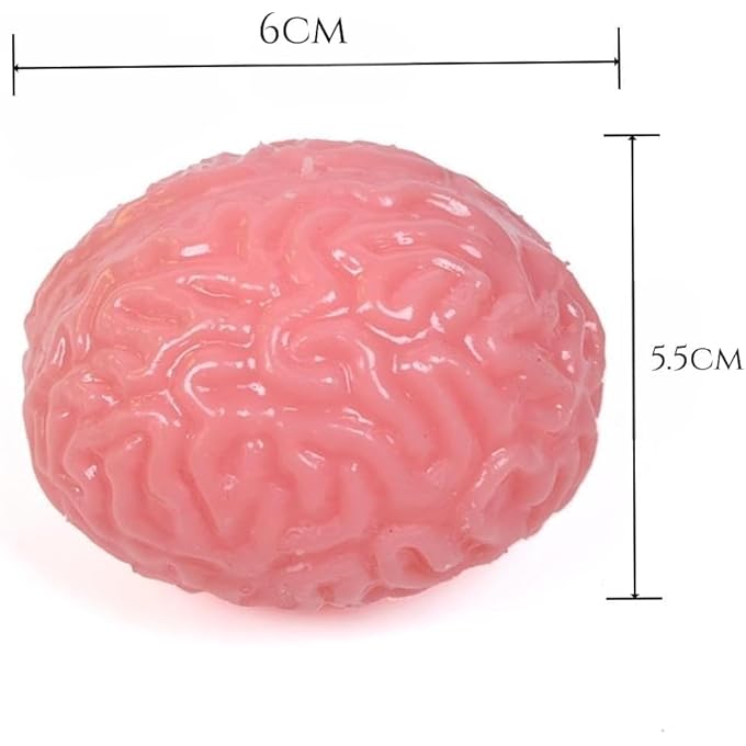 YOYOSTORE 1Pcs Fake Brain Splat Ball Stress Sensory Funny Toy - Image 2