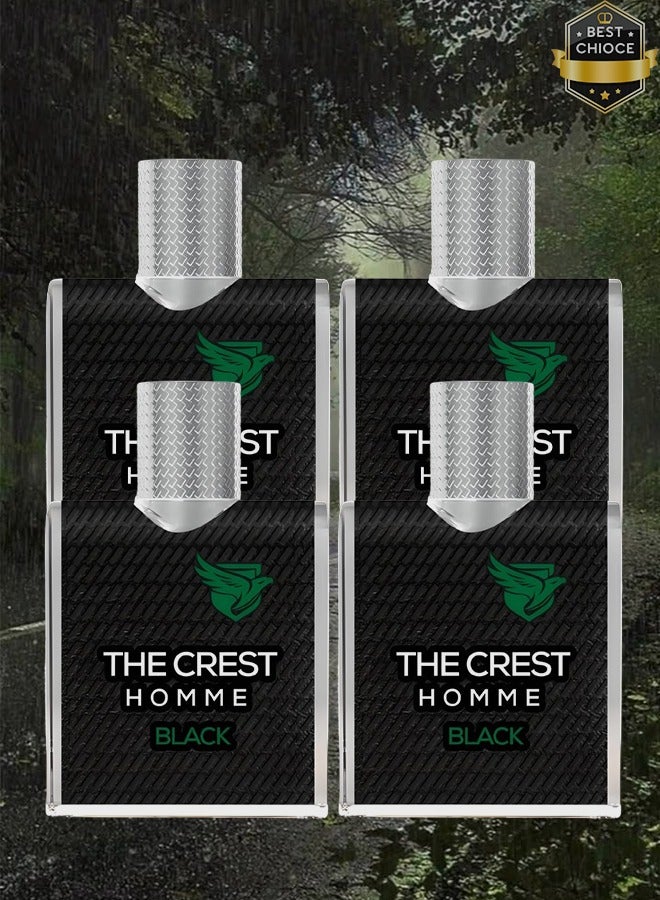 LUXEROM 4 Pieces The Crest Perfume For Men 100ml EDP - Image 1