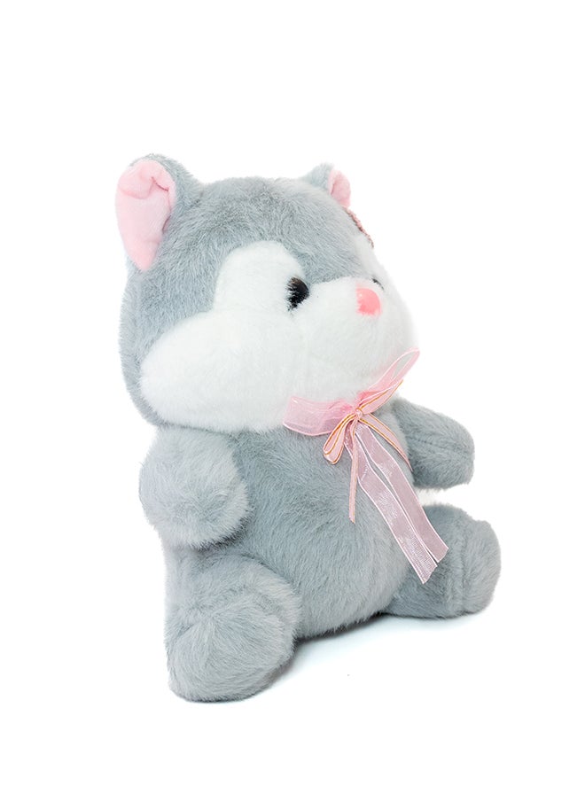 Toto Toys - Soft And Cuddly Favorite Plush Bunny Grey Color Size 23 cm - Image 1