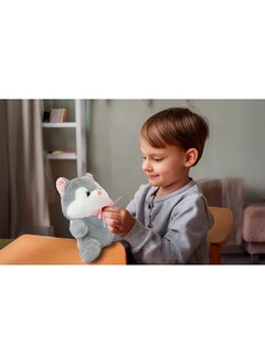 Toto Toys Soft And Cuddly Favorite Plush Bunny Grey Color Size 23 cm  - Image 4