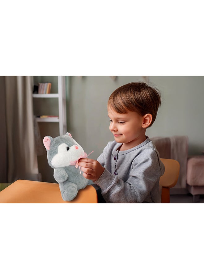 Toto Toys - Soft And Cuddly Favorite Plush Bunny Grey Color Size 23 cm - Image 1