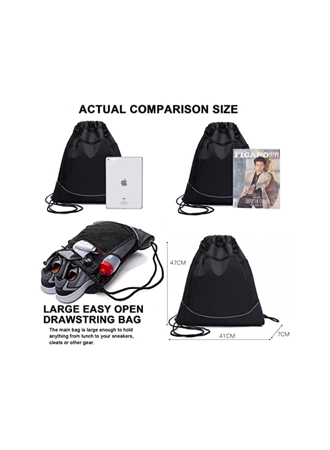 Raxoom Pocket Basketball Backpack, Men'S And Women'S Outdoor Travel Sports Backpack, Water Resistant String Bag Football Swimming Riding Bag - Image 2