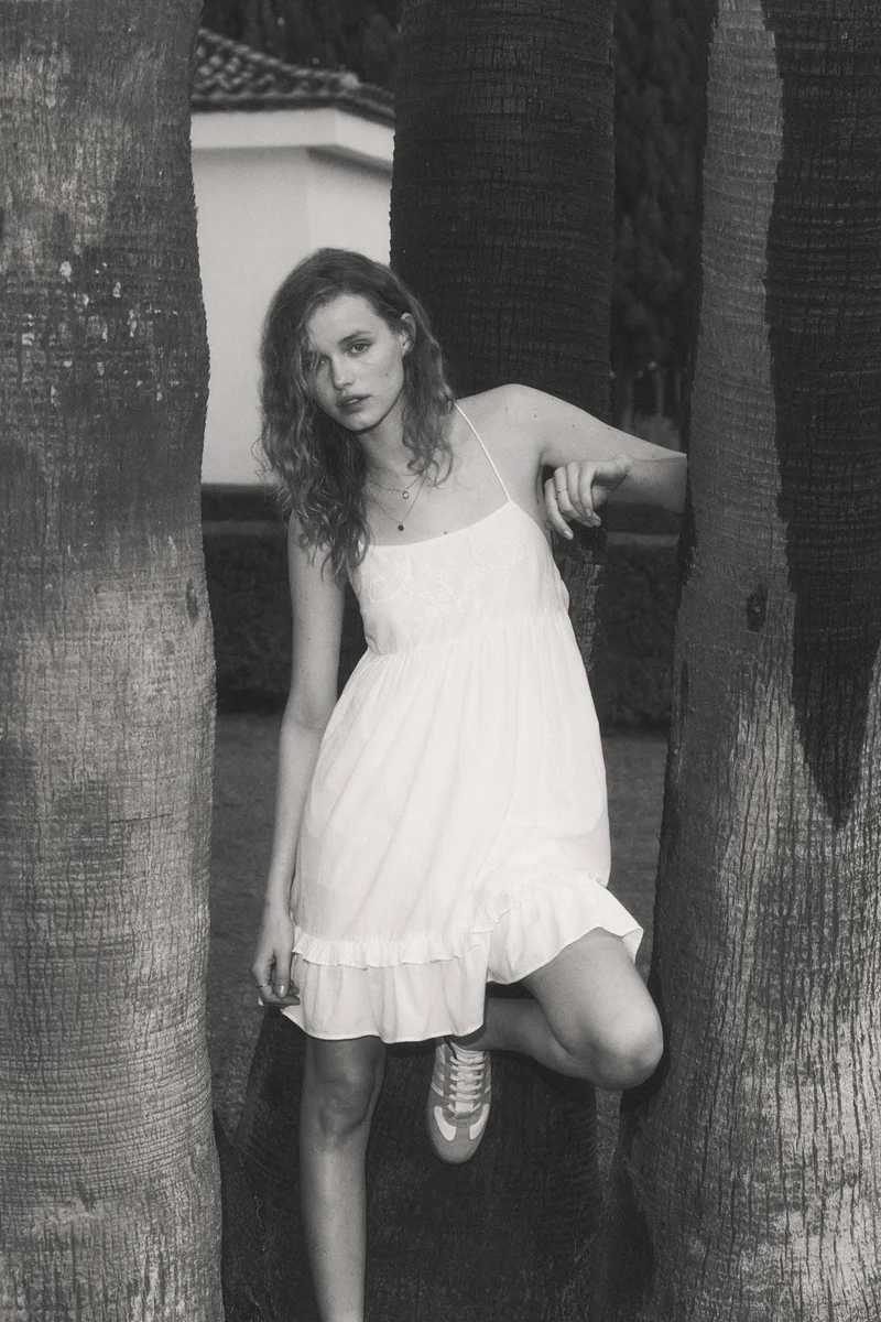 H&M Cotton strappy dress