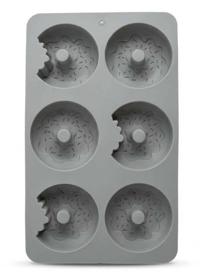 Happy Home Silicone Donut Mold with 6 Cavities 23.5 × 16.5 × 3.8 cm – LFGB Food Grade Non-Stick Flexible Baking Pan for Homemade Donuts, Heat Resistant from -30°C to 230°C, Oven, Microwave, Freezer & Dishwasher Safe, Reusable Baking Mold for Donuts, Mini Cakes, Desserts & Pastries - Image 2