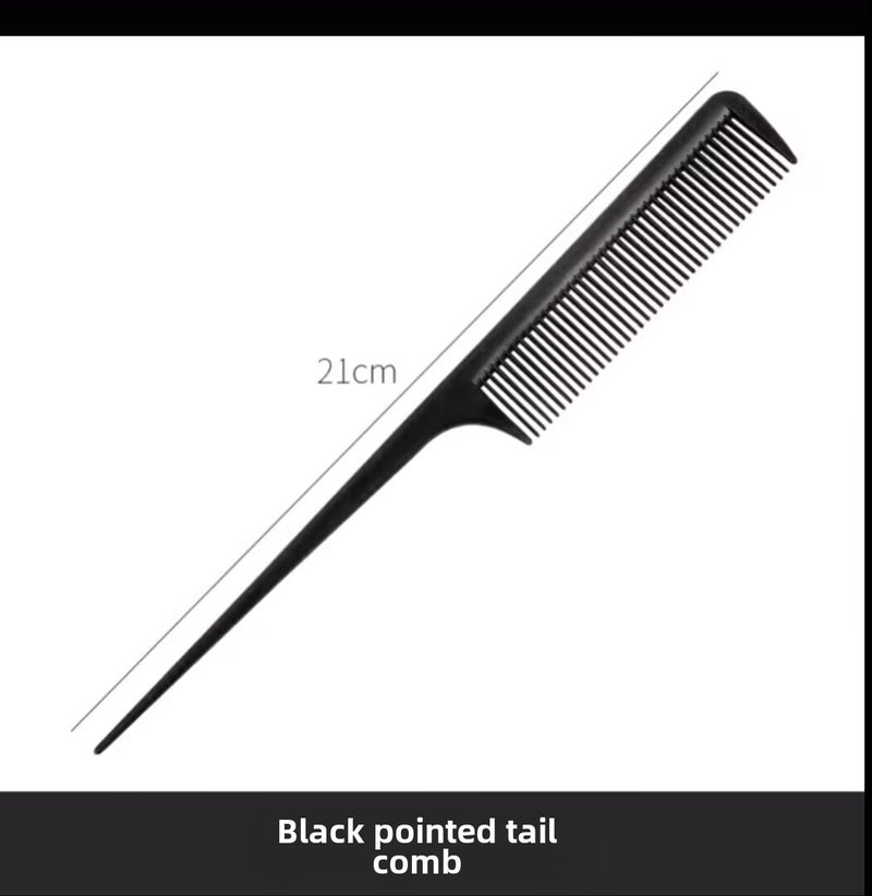Generic Green Air Cushion Comb for Curls Black Tail Comb 