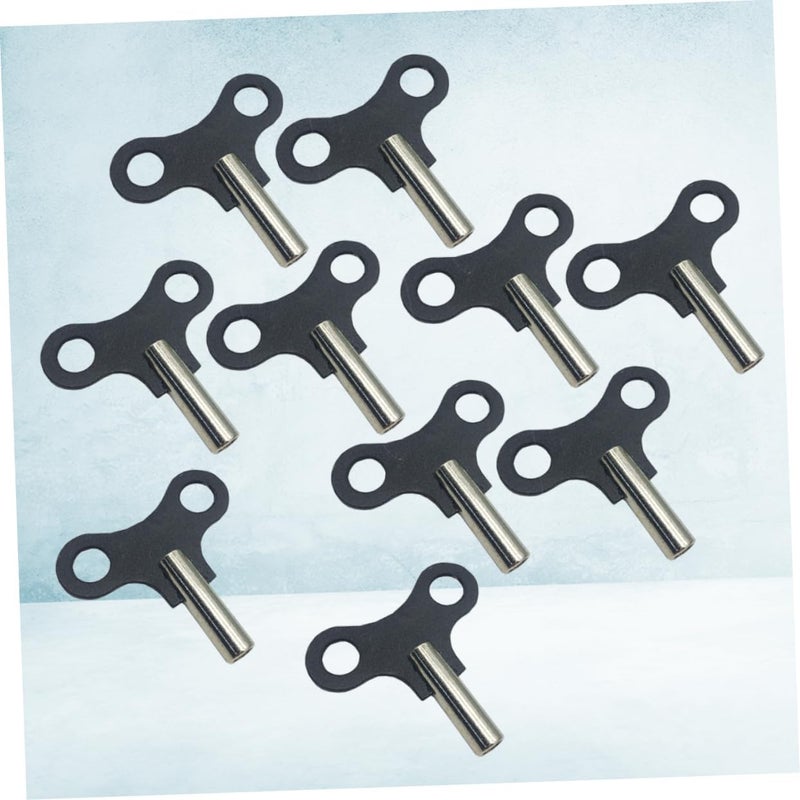 POPETPOP 10pcs Metal Clock Key Wood Clock Tool Precision Winding Key for Vintage Repair Easy Insertion Removal - Image 2
