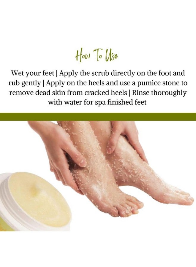 BodyHerbals Lemongrass Foot Scrub 1 Minute Pedicure 125 Gm | 100% Natural Anti- Pigmentation & Cracked Heel Repair Therapy | Exfoliating, Heal And Repair Scrub | Paraben & Sls Free - Image 3