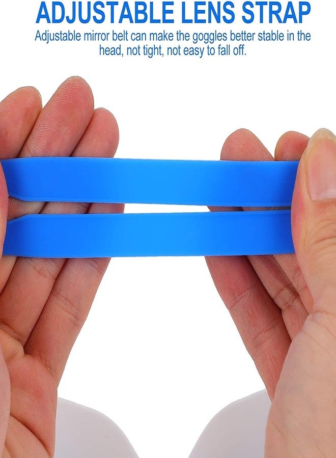 أوفيرا نظارات سباحة أوفيرا، نظارات سباحة مقاومة للماء مصنوعة من السيليكون، نظارات سباحة للبالغين والرجال، نظارات سباحة للأطفال من سن 3 إلى 15 سنة، نظارات سباحة للأولاد والبنات للمسبح والشاطئ. - Image 2