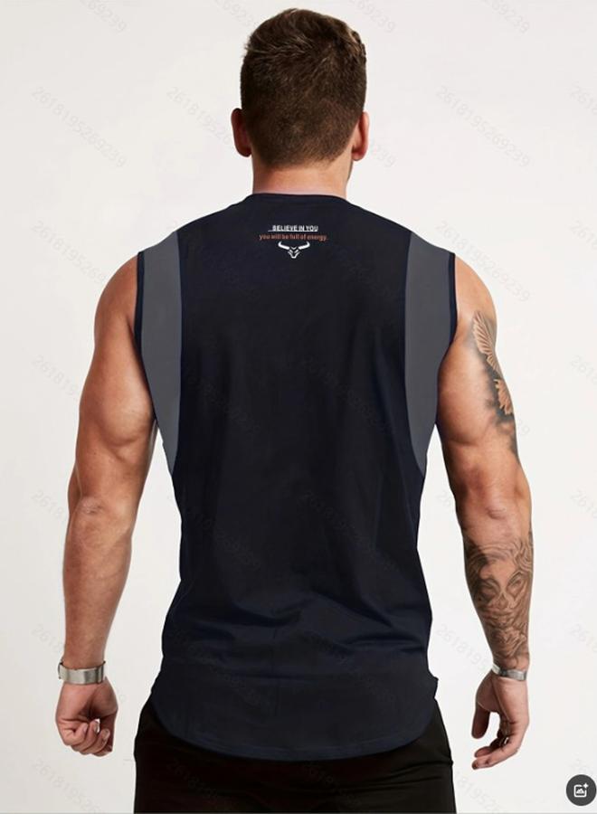Take Two Take Two Color Block Round Neck Tank Top  - Image 4