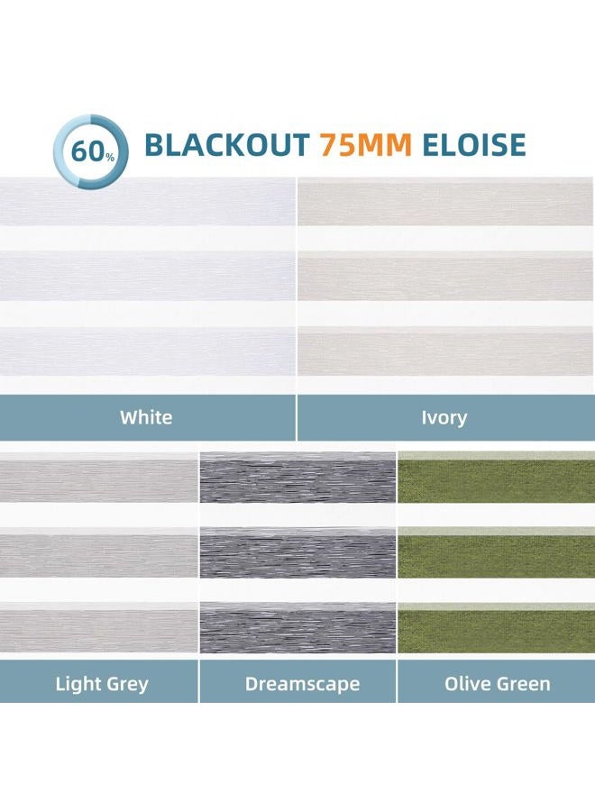 SmartWings Zebra Fabric Sample, Light Filtering Window Shades Sample Fabric, Multi-Color - Image 5