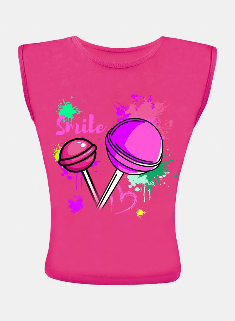 Activ Crop-Top R.Neck T-Shirt
