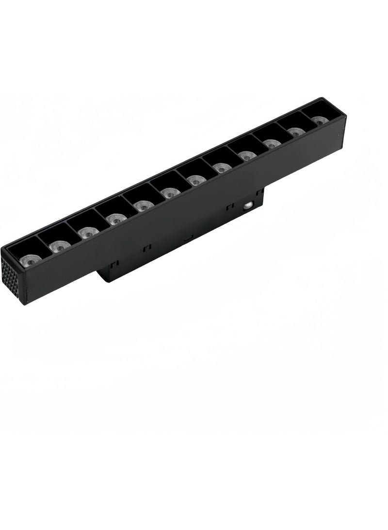 Track light 12W BK 3000K WW, Warm White, Anti-Glare, Aluminium - Image 1