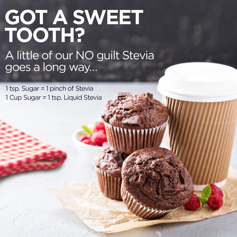 KAL Sure Stevia Extract, Organic Stevia Powder, Low Carb, Zero Calorie Sweetener, Keto Friendly, Great Taste, Low Glycemic, Vegan, Gluten Free, No Fillers, 60-Day Guarantee, Approx. 690 Servings, 1.3oz - Image 5