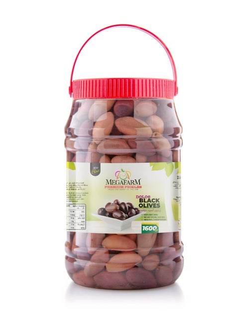 Pickled Dolce Black Olives 1.6kg