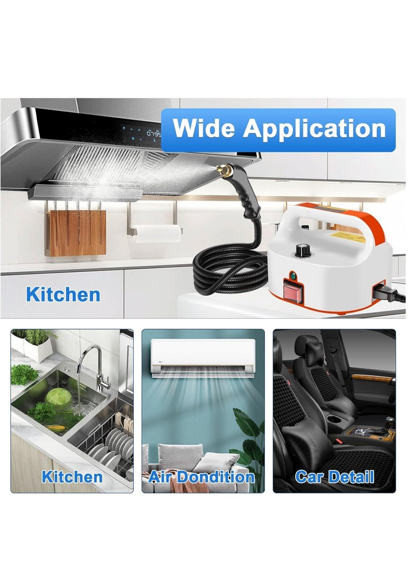 Excefore - Portable Steam Cleaner, High Temperature Steamer for Cleaning Bed Bugs, steam cleaner for mattress, Car Detailing, Couch,Furniture, Upholstery, Kitchen, Bathroom, Grout and Tile - Image 1