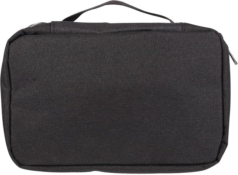 Waterproof Hanging Toiletry Bag Foldable Cosmetic Organizer Pouch Black - Image 1
