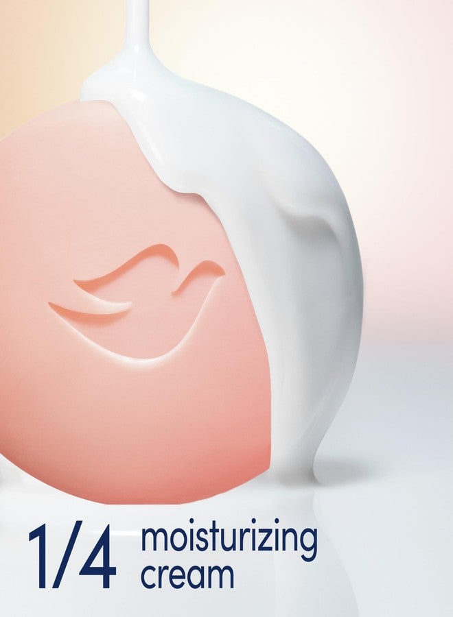 Dove صابون دوف الجمالي لإعادة التوازن بنكهة الخوخ الأبيض وحليب الأرز 6 قطع لبشرة مغذية ومرطبة، مع ¼ كريم مرطب بتركيبة نباتية، 3.75 أونصة - Image 4