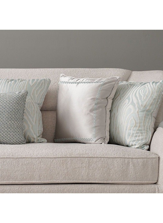 DANUBE HOME Busselton 3 Seater Fabric Sofa Three Seat Sofas Living Room Furniture For Home L 230 x W 91 x H 99 cm Grey - Image 2