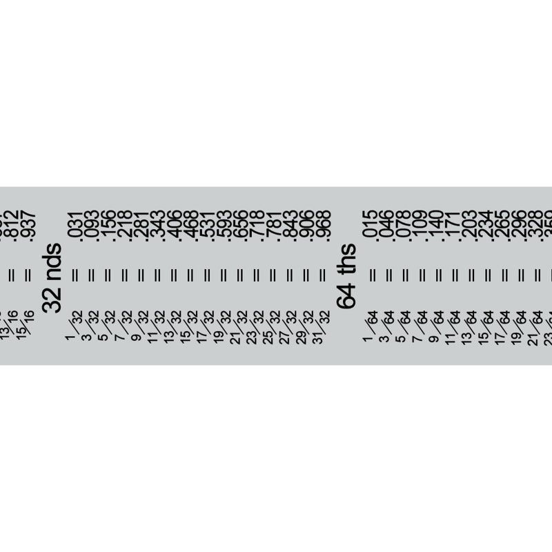 PEC Tools 6 Inch Machinist Pocket Ruler - Stainless Steel Rigid Ruler, 32nds and 64ths Graduations on Front, Decimal Equivalents Chart on Back, Made in USA - Image 4