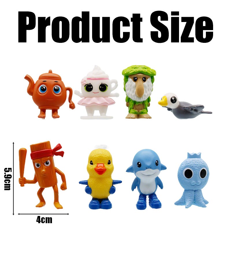 KalamkariX 8PCS Italian Brainrot Toys, Unique Desk Decor for Collectors, Anime Fans, Office and Home Display, for Special Occasions, Action Figure, Anime Toys, Figure Toys - Image 2