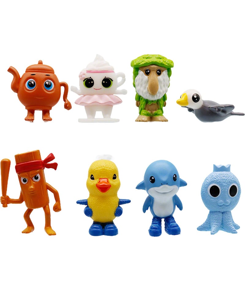 KalamkariX 8PCS Italian Brainrot Toys, Unique Desk Decor for Collectors, Anime Fans, Office and Home Display, for Special Occasions, Action Figure, Anime Toys, Figure Toys - Image 1