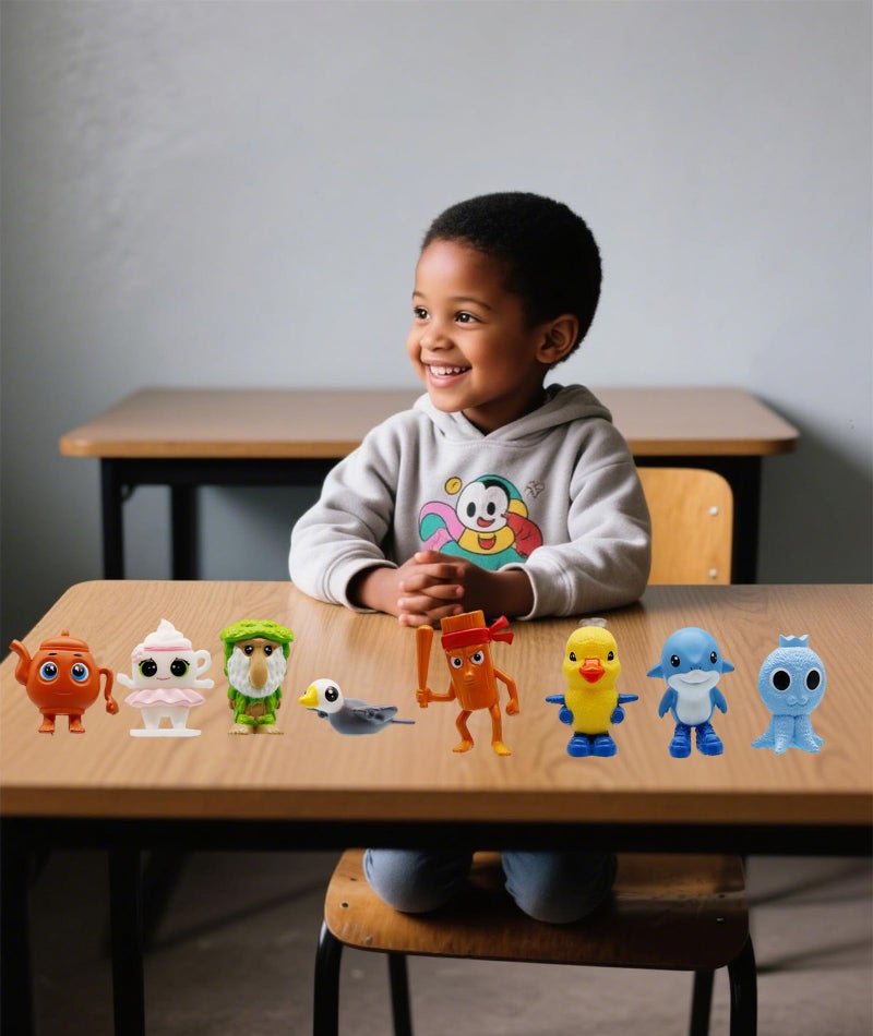 KalamkariX 8PCS Italian Brainrot Toys, Unique Desk Decor for Collectors, Anime Fans, Office and Home Display, for Special Occasions, Action Figure, Anime Toys, Figure Toys - Image 3
