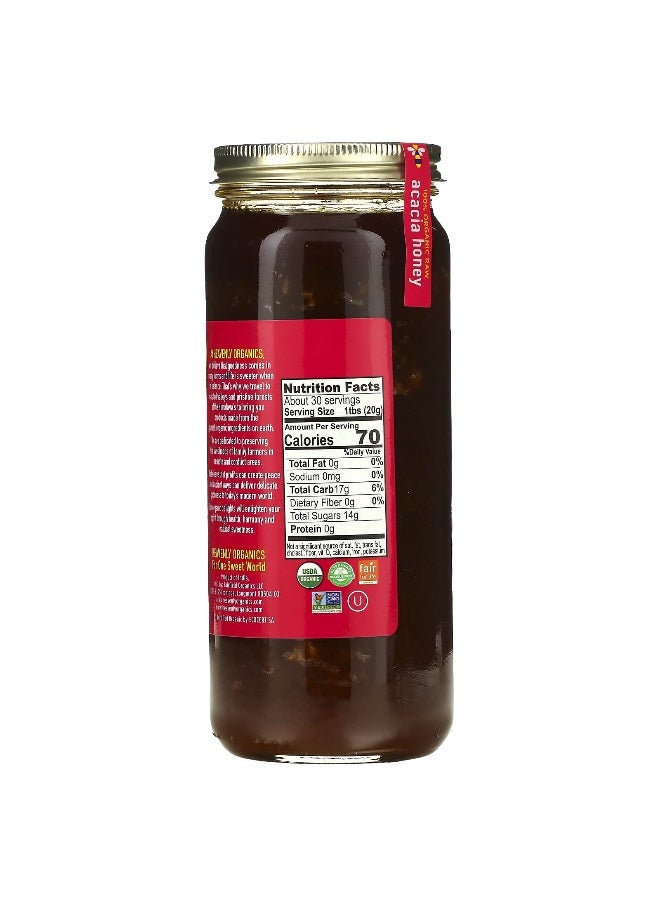 Heavenly Organics Heavenly Organics, 100% Organic Acacia Honey, Raw & Unfiltered, 22 oz (624 g)  - Image 2
