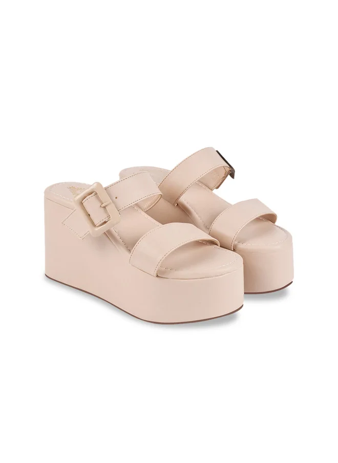 شوتوبيا Shoetopia Girls Open Toe Flatform Heels