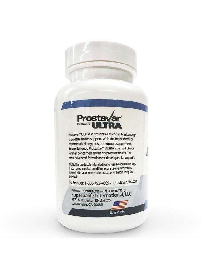 Prostavar 3 Bottle New Improve From Maker of Original Ultra Prostate Support 600mg 90% Beta-Sitosterol & 320mg Saw Palmetto + Grape Seed Extract - Image 4
