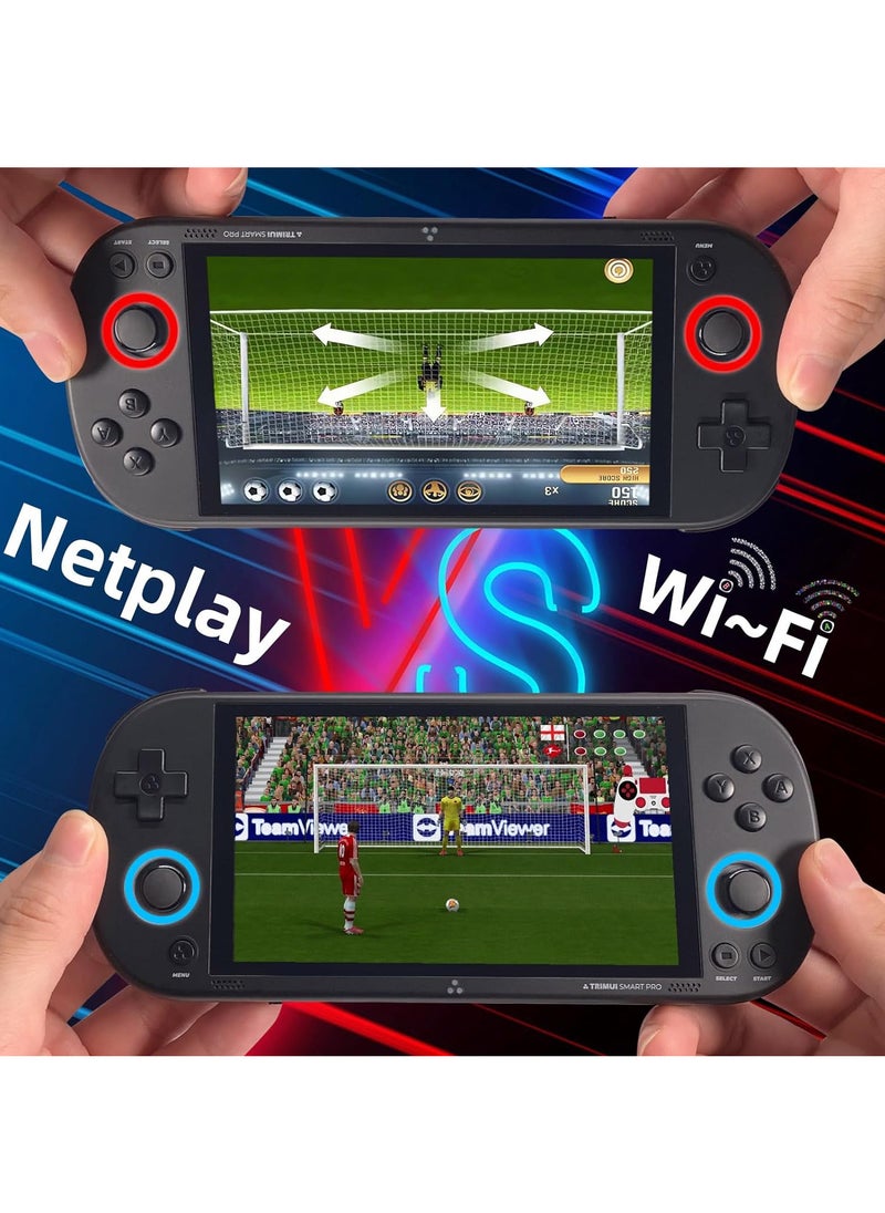 Generic - Trimui Smart Pro 5-inch Handheld Game Console Preinstalled Emulator System 128GB (Black) - Image 1