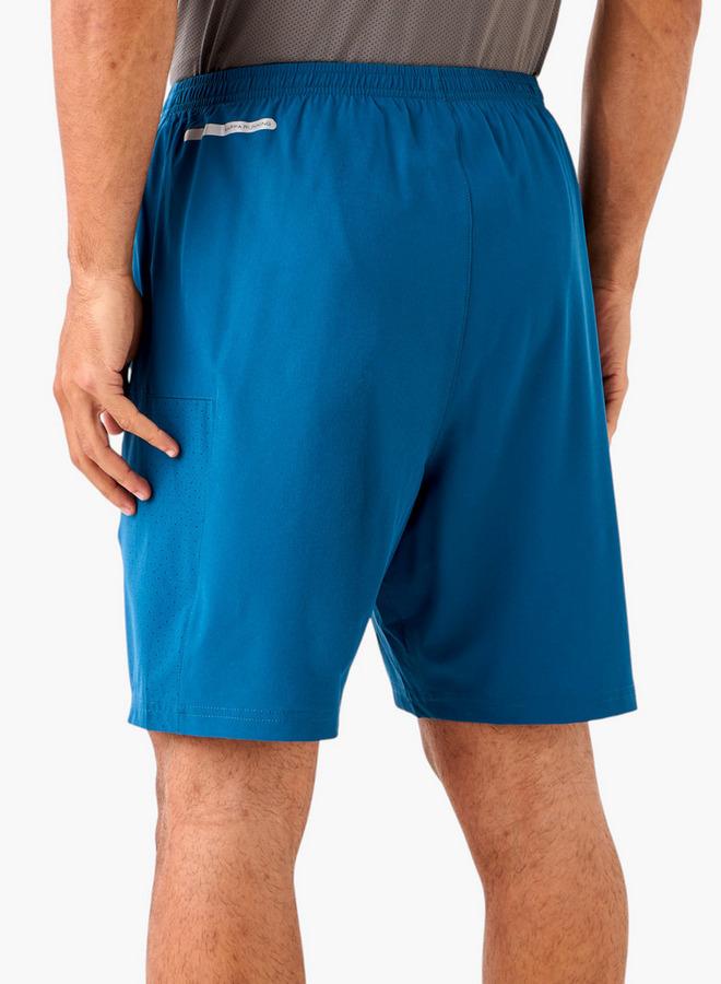 Kappa Logo Print Shorts with Elasticated Waist and Pockets - Image 3