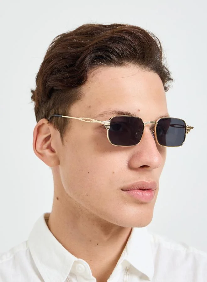 Styli Square Frame Sunglasses with Nose Pads