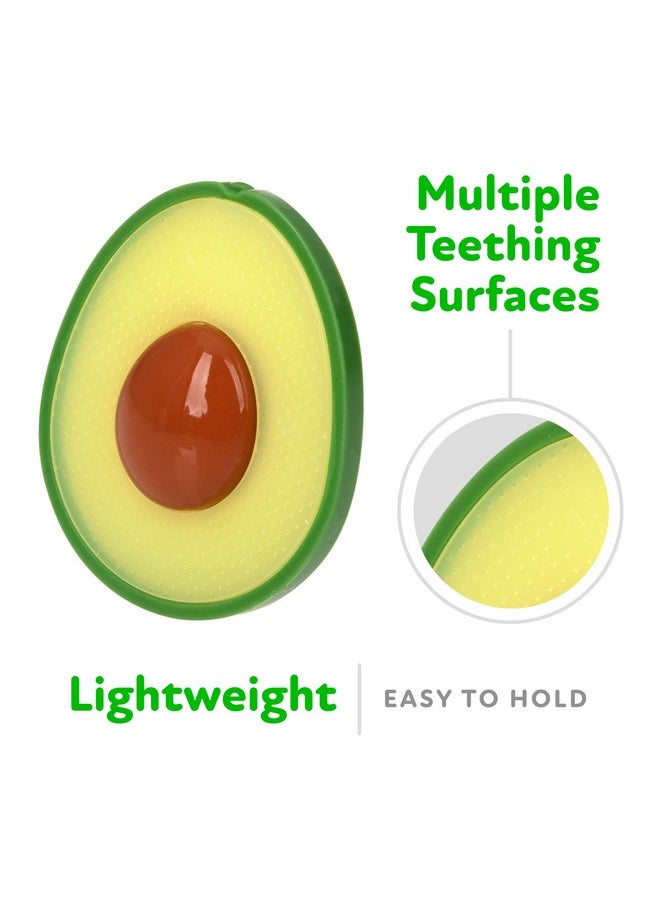 Nuby 100% Silicone Fruit Teether: 3M+, Designs Vary, Multi