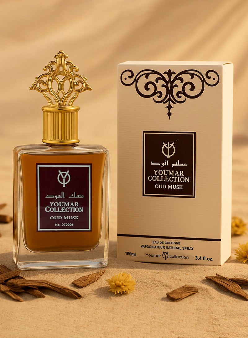 يومار عطر نسائي فاخر برائحة العود والمسك ١٠٠ مل | عطر يدوم طويلًا بنفحات العود والمسك والفانيليا | أفضل هدية عطرية للنساء - Image 2