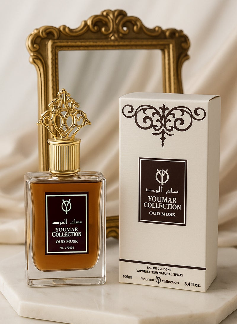 يومار عطر نسائي فاخر برائحة العود والمسك ١٠٠ مل | عطر يدوم طويلًا بنفحات العود والمسك والفانيليا | أفضل هدية عطرية للنساء - Image 1