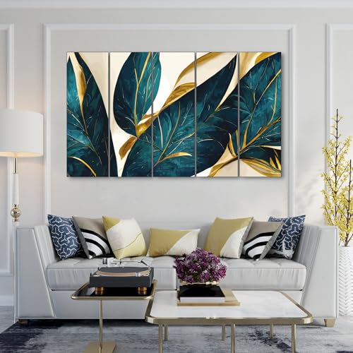 The Castle Decor- flowers painting with frame 5 Big Size (27x48) Multiple Frames Wall Art Painting for living room,Bedroom,Drawing room,Hotels-Wooden Framed-Digital Painting - Image 3