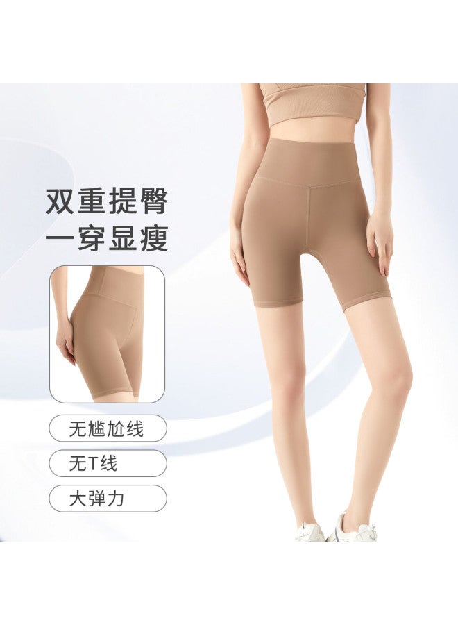pincai High-Waist Lifting Shaping Slimming Lengthening Shark Pants Yoga Pants Slimming Base Pants 5-Point Pants - Image 2