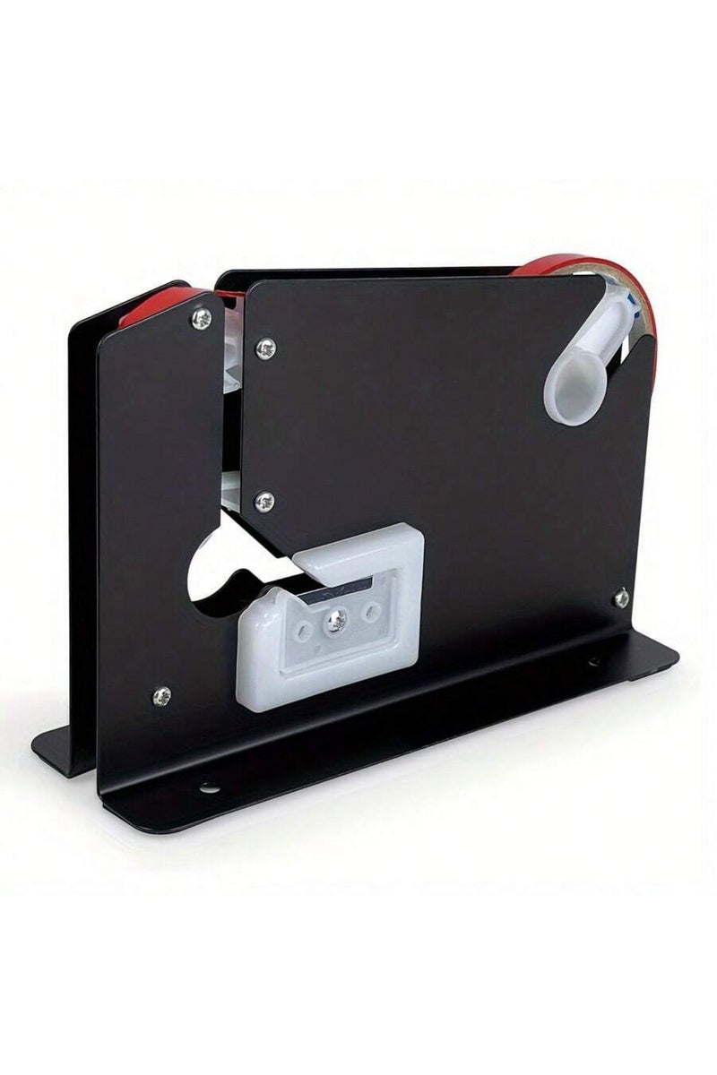 black 1PC black tape sealer with trimmer, built-in sharp blade, clear plastic bag sealer