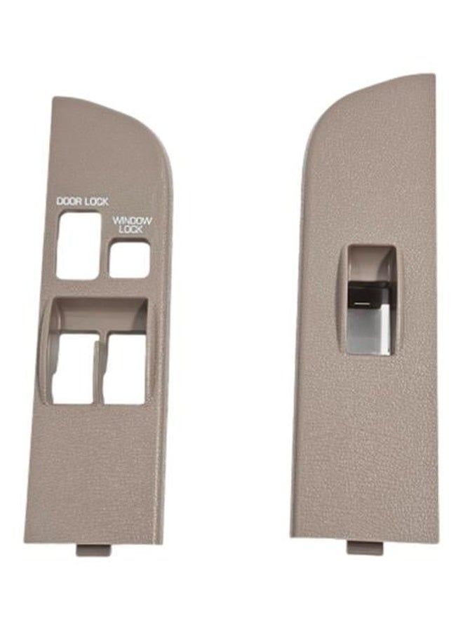 NEW MS Land Cruiser Shas 2007-2023 Glass Switch Decor, Beige - Image 1