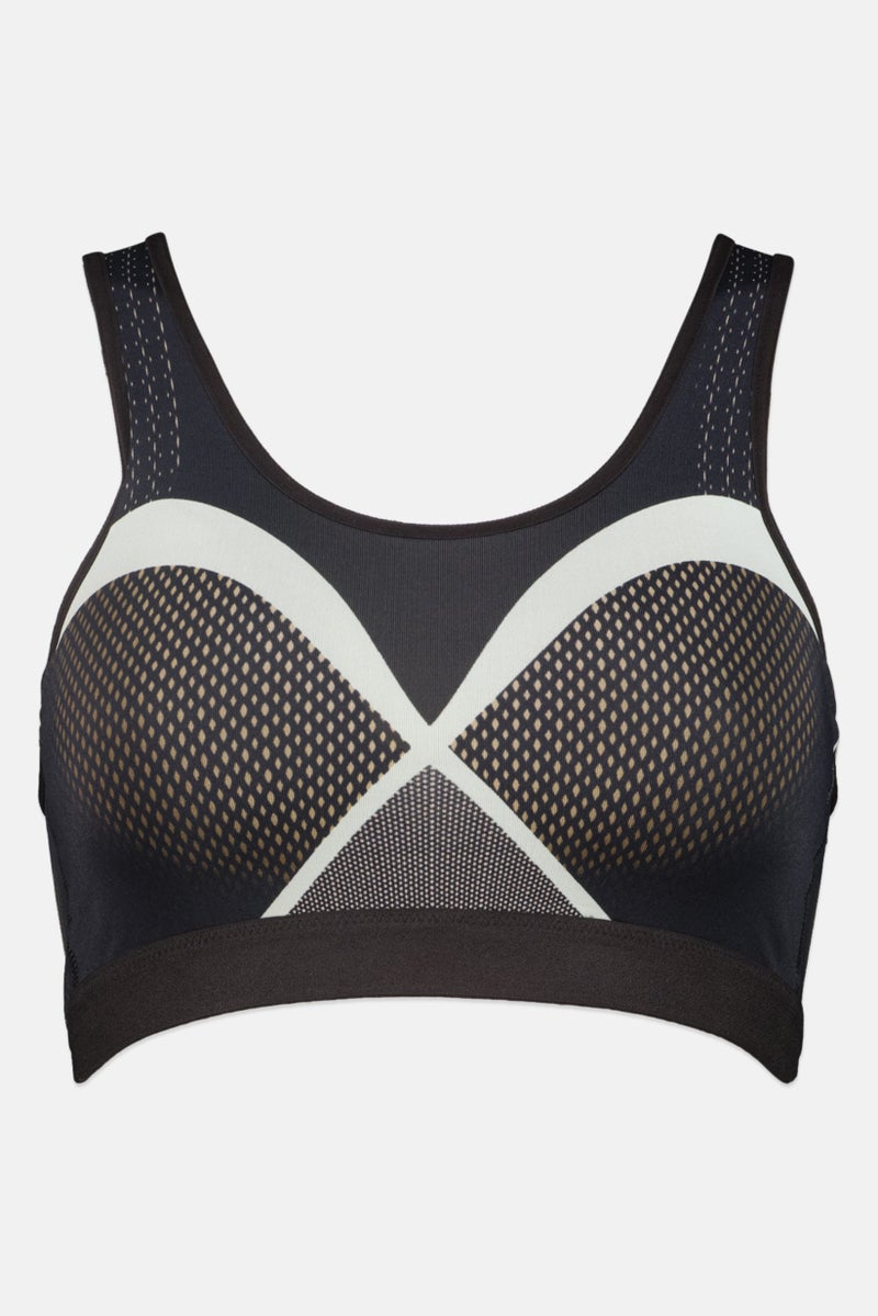 TRIUMPH Women Allover Print Padded Sports Bra, Multicolor - Image 1