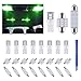 iFunyLED 24 Pieces Dome Light LED Car Interior Bulb Kit Set 194 T10 DE3175 578 31mm 42mm Bulbs Interior Replacement Lights for Car Map License Plate Door Side Marker Cornering Trunk Light Green - Image 2