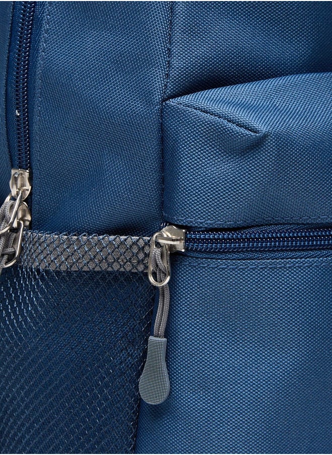 Oaklan by Shoexpress - Logo Print backpack with Zip Closure and Adjustable Starp - Image 1