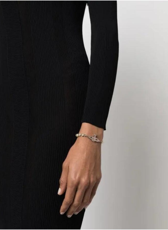 Vivienne Westwood Mini Bas Relief Pearl Bracelet  - Image 2