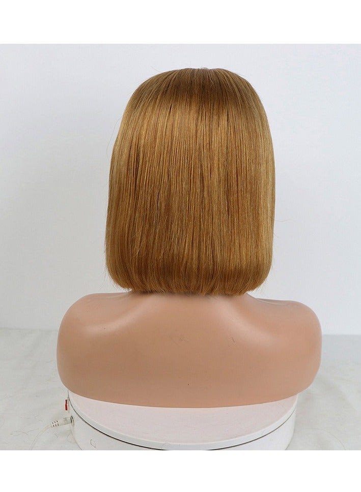 إستيل شعر مستعار قصير بوب شعر بشري 13x4 باروكة دانتيل أمامي للنساء ذوات البشرة السمراء باروكات بدون صمغ شعر بشري لون مقطوع مسبقًا رقم 3 - Image 2