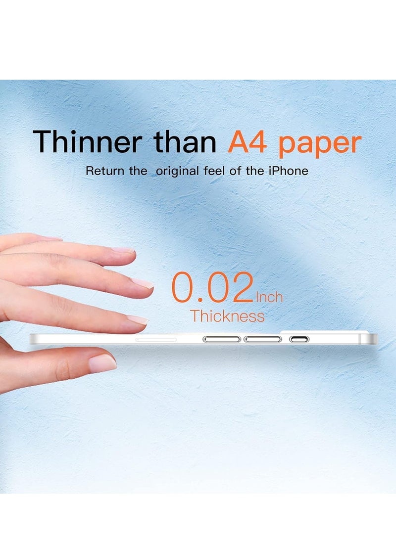 general Case Compatible with iPhone 15 Pro max Slim Case, Paper-Thin Matte Finish Skin Back Case 【Anti-Fingerprints Non-Yellowing】 Ultra Protective Cover with Camera Protection - Image 2