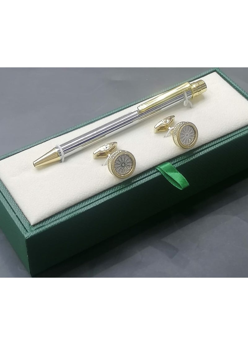 طقم قلم وكبك درجة اولى رجالي