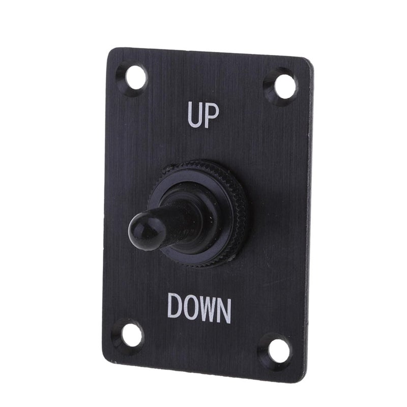 Marine Boat 12V 15A 3 Way On Momentary Toggle Tilt Trim Switch 2Pcs Black - Image 5