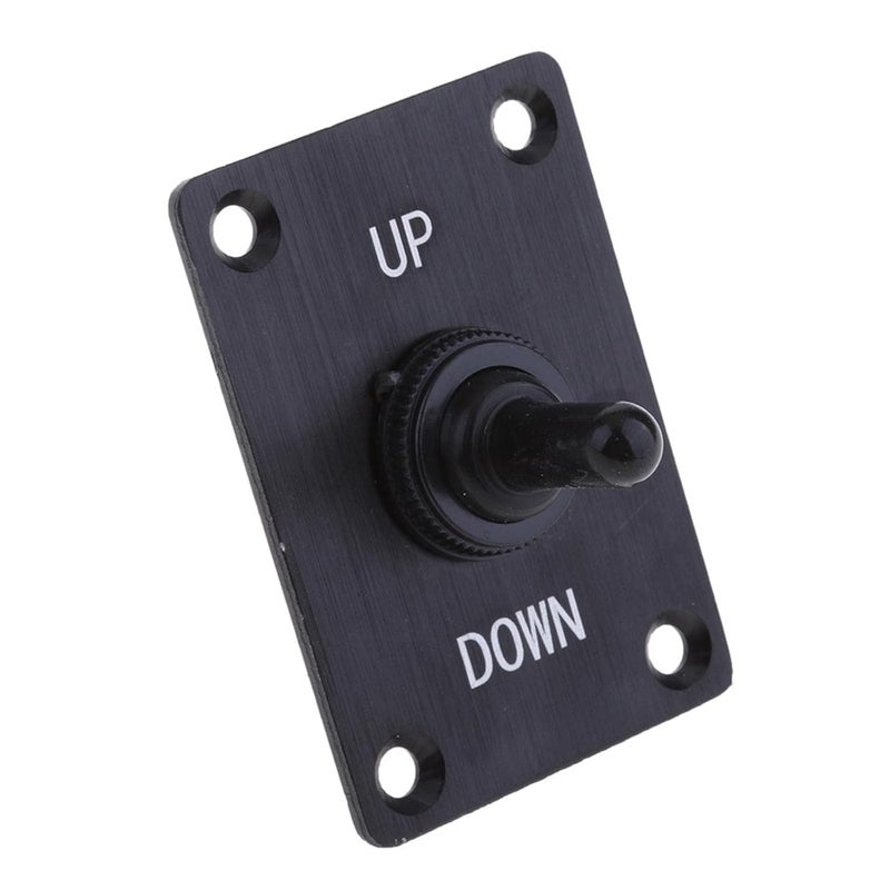 Marine Boat 12V 15A 3 Way On Momentary Toggle Tilt Trim Switch 2Pcs Black - Image 4