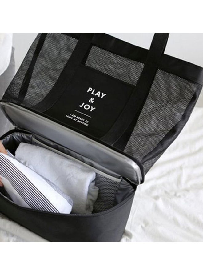 بيوينتي حقيبة طعام للغداء معزولة حرارياً أسود - Image 2